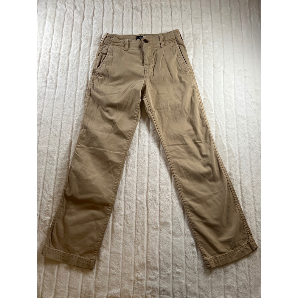 American‎ Eagle Mens Khaki Pants Original Boot Extreme Flex Casual 26x28